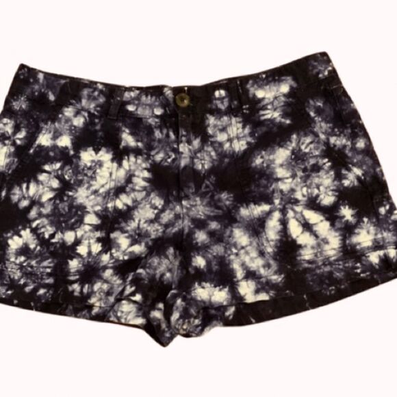 GAP Linen Blend Tie Dye Shorts Sz 2 - Picture 4 of 12